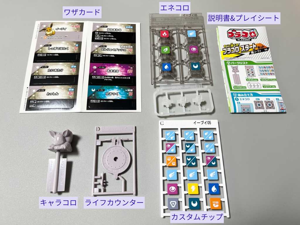スタートセット付属品